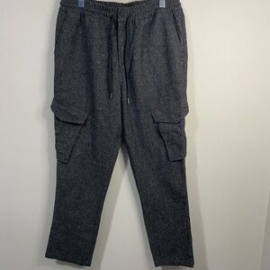 Paisley &‎ Gray Wool Blend Men's Slim Fit Cargo Pants Size 36